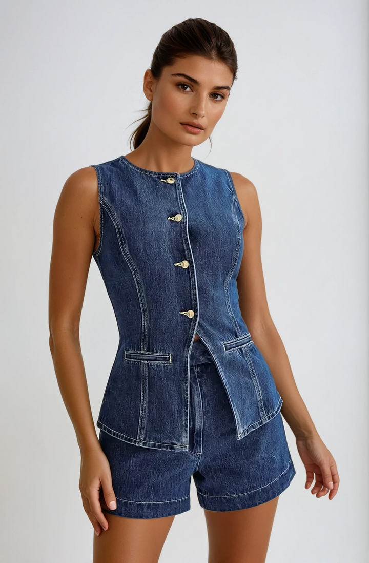 Amara - Denim Set