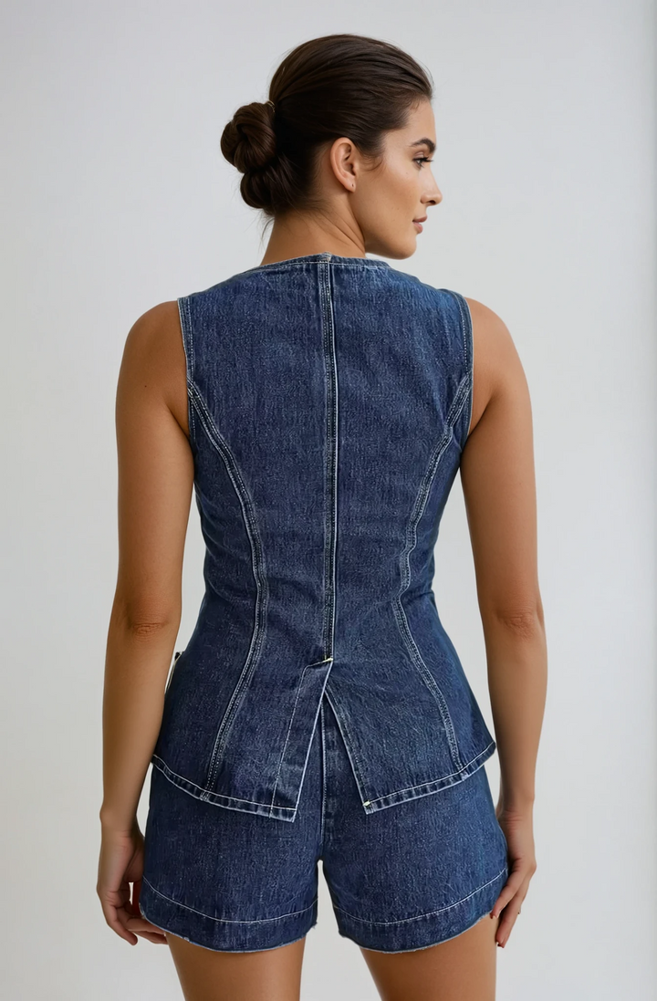 Amara - Denim Set