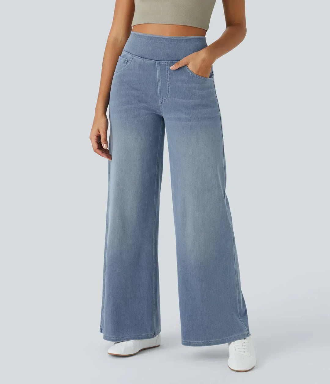 Evie - Comfy Elastic High Waist Pants