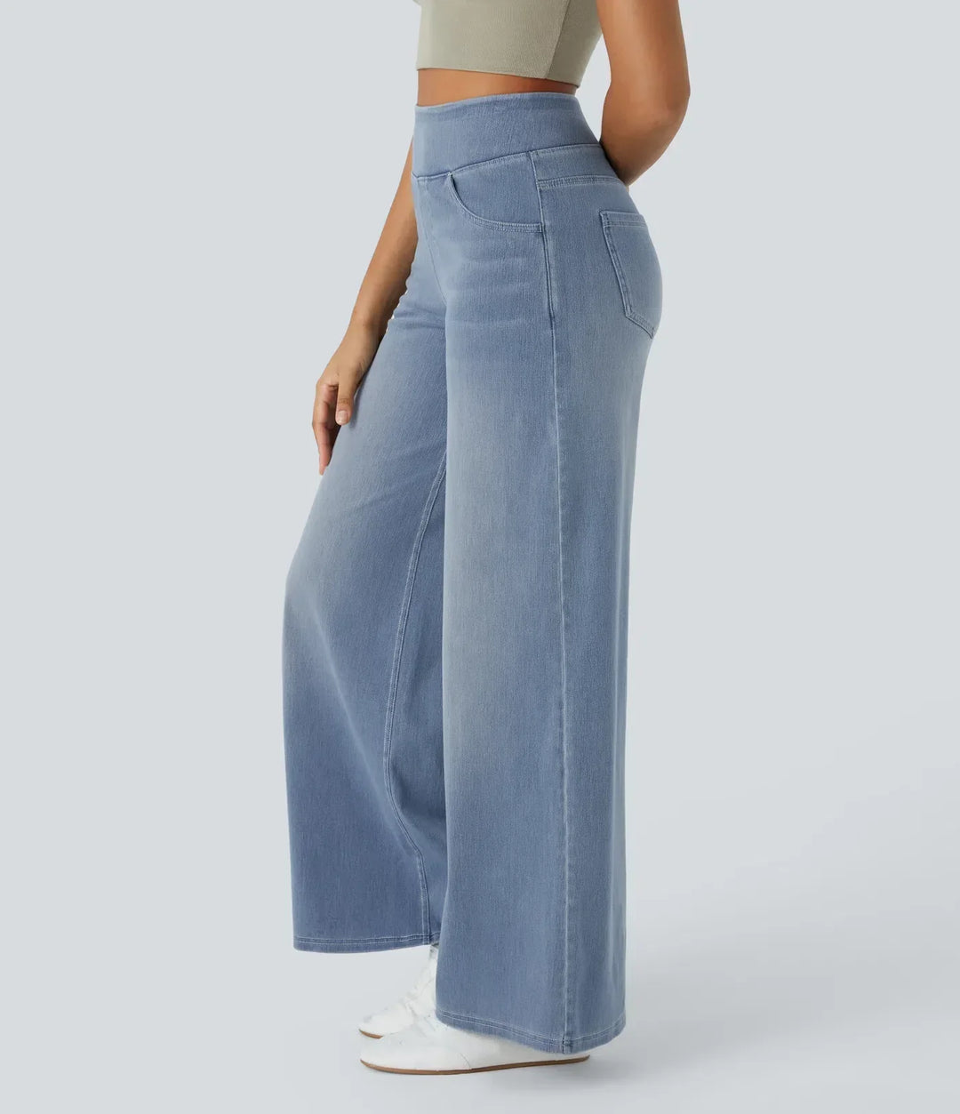 Evie - Comfy Elastic High Waist Pants