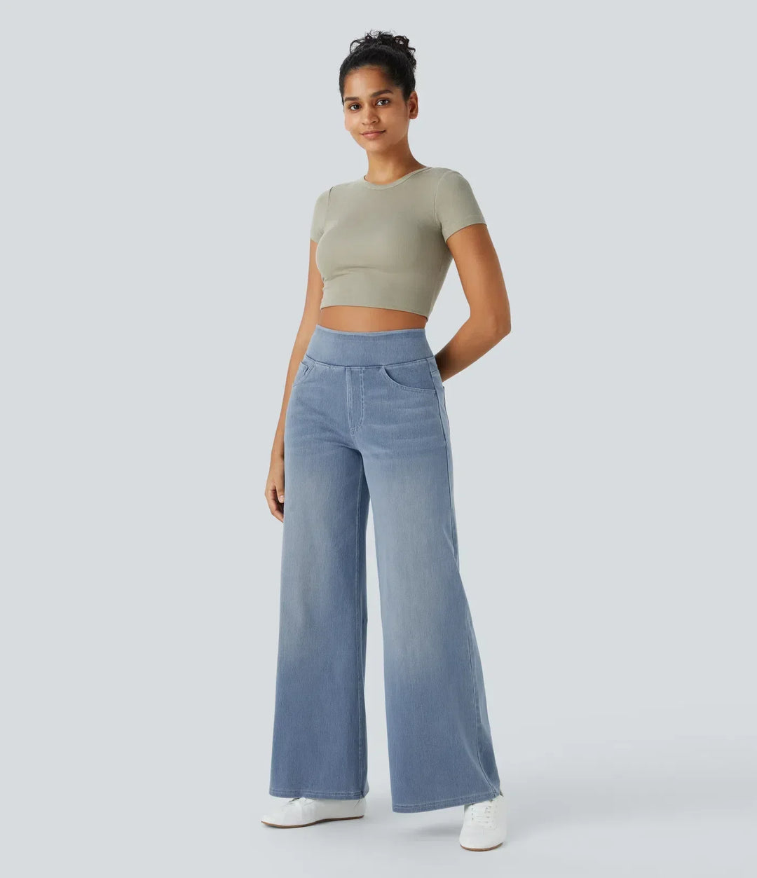 Evie - Comfy Elastic High Waist Pants