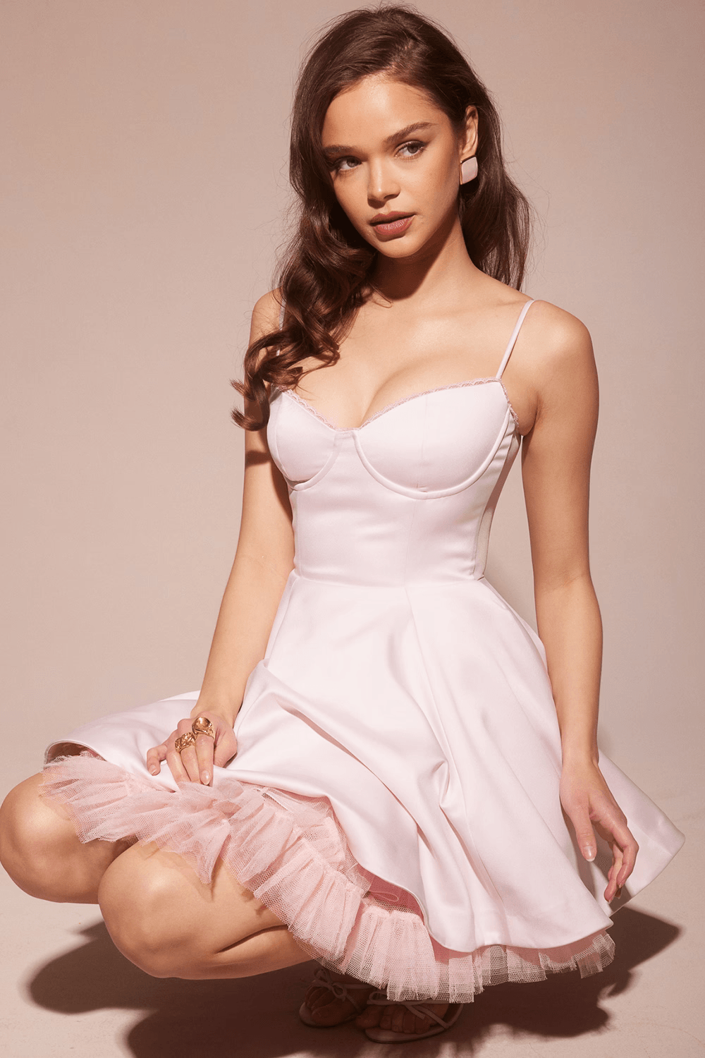 Selena Mini Dress - Pink