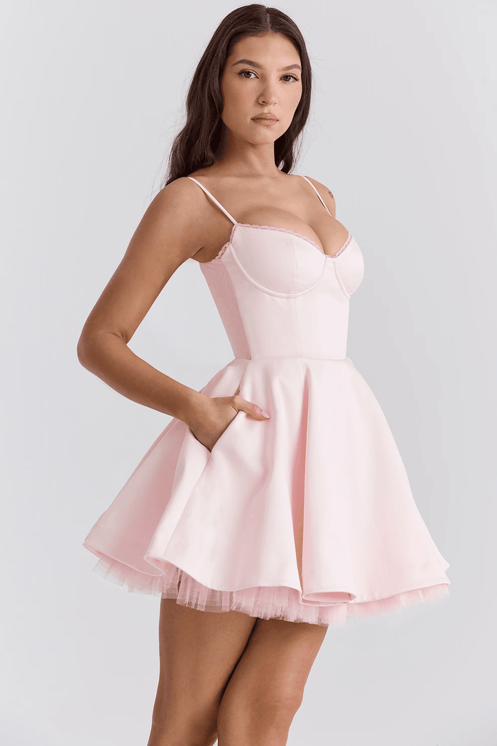 Selena Mini Dress - Pink