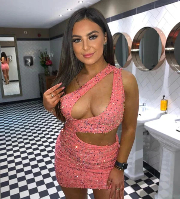 Scarlett Mini Dress - Pink