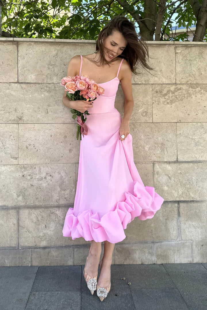 Reina Midi Dress - Pink