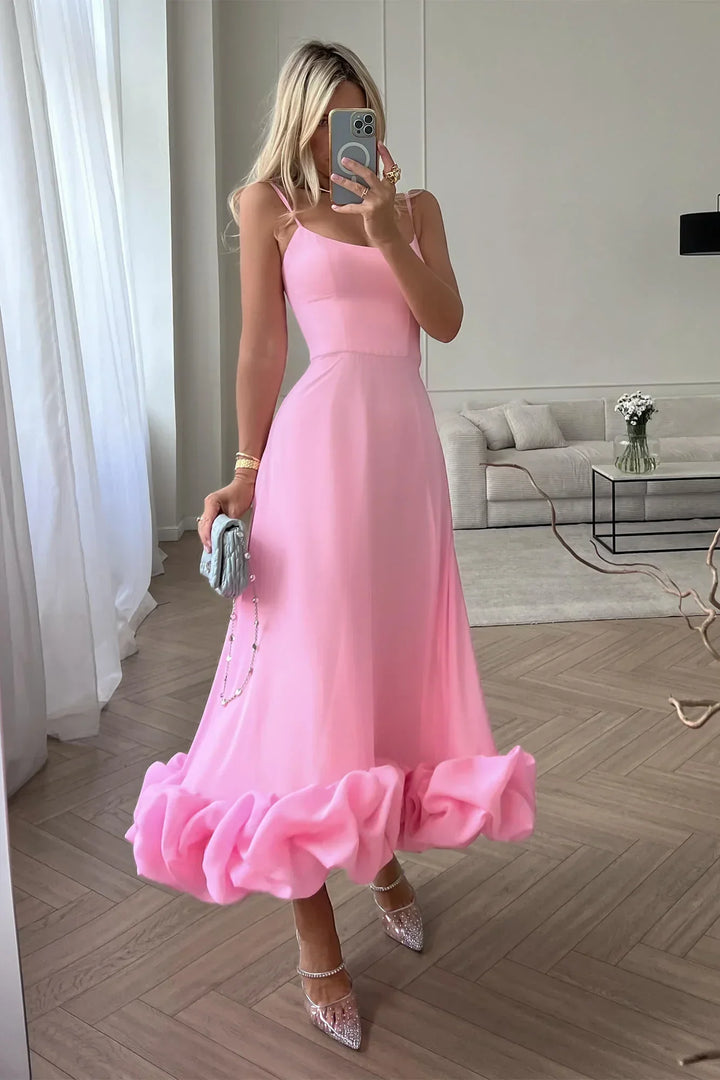 Reina Midi Dress - Pink