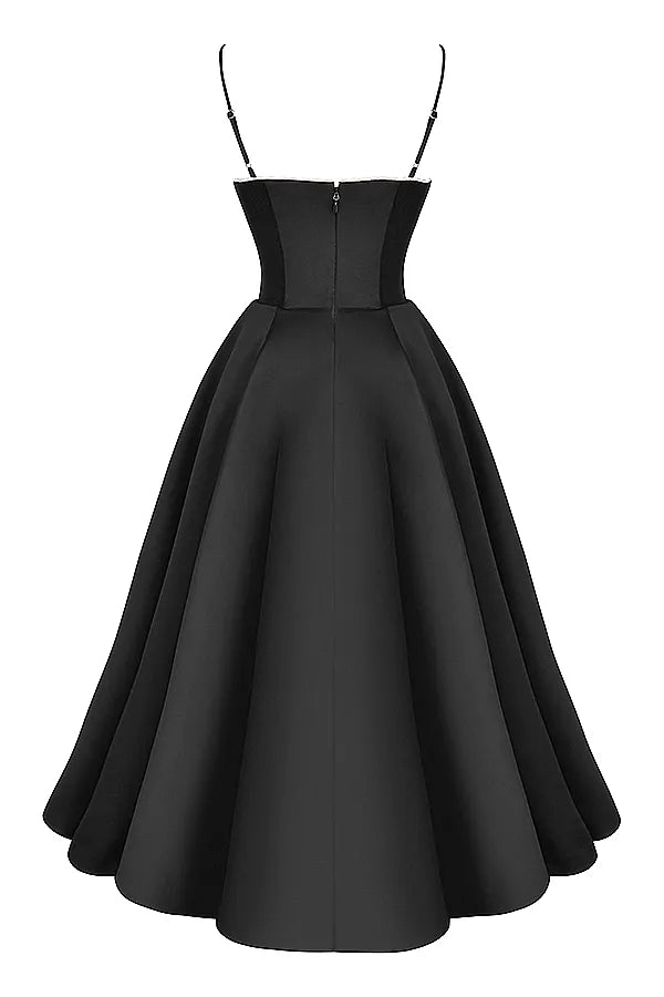 Selene Midi Dress - Black