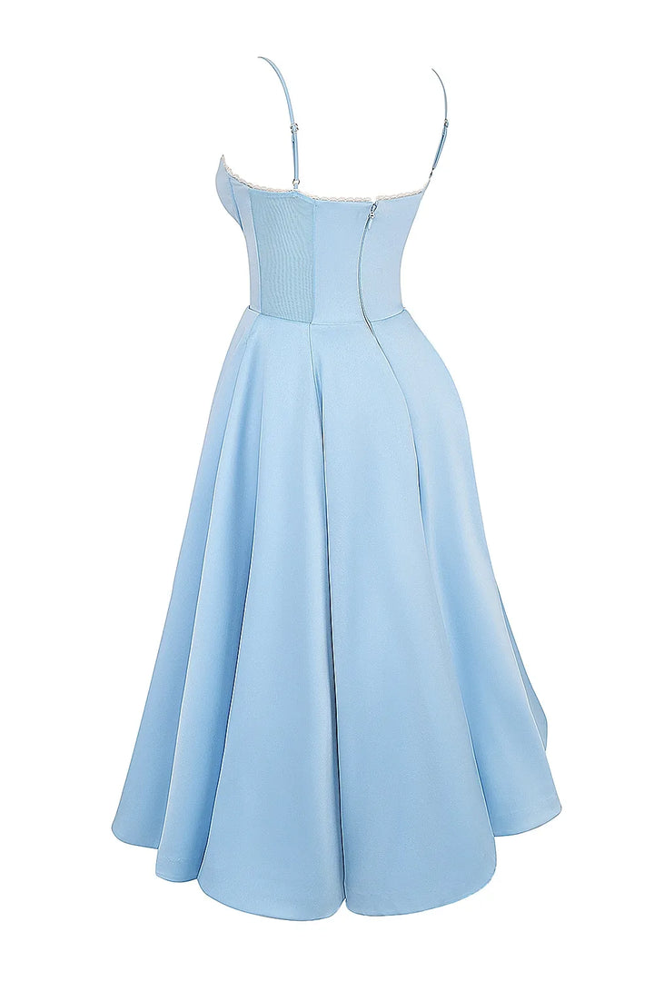 Selene Midi Dress - Blue