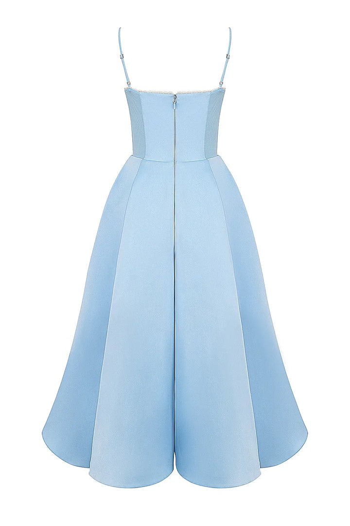 Selene Midi Dress - Blue