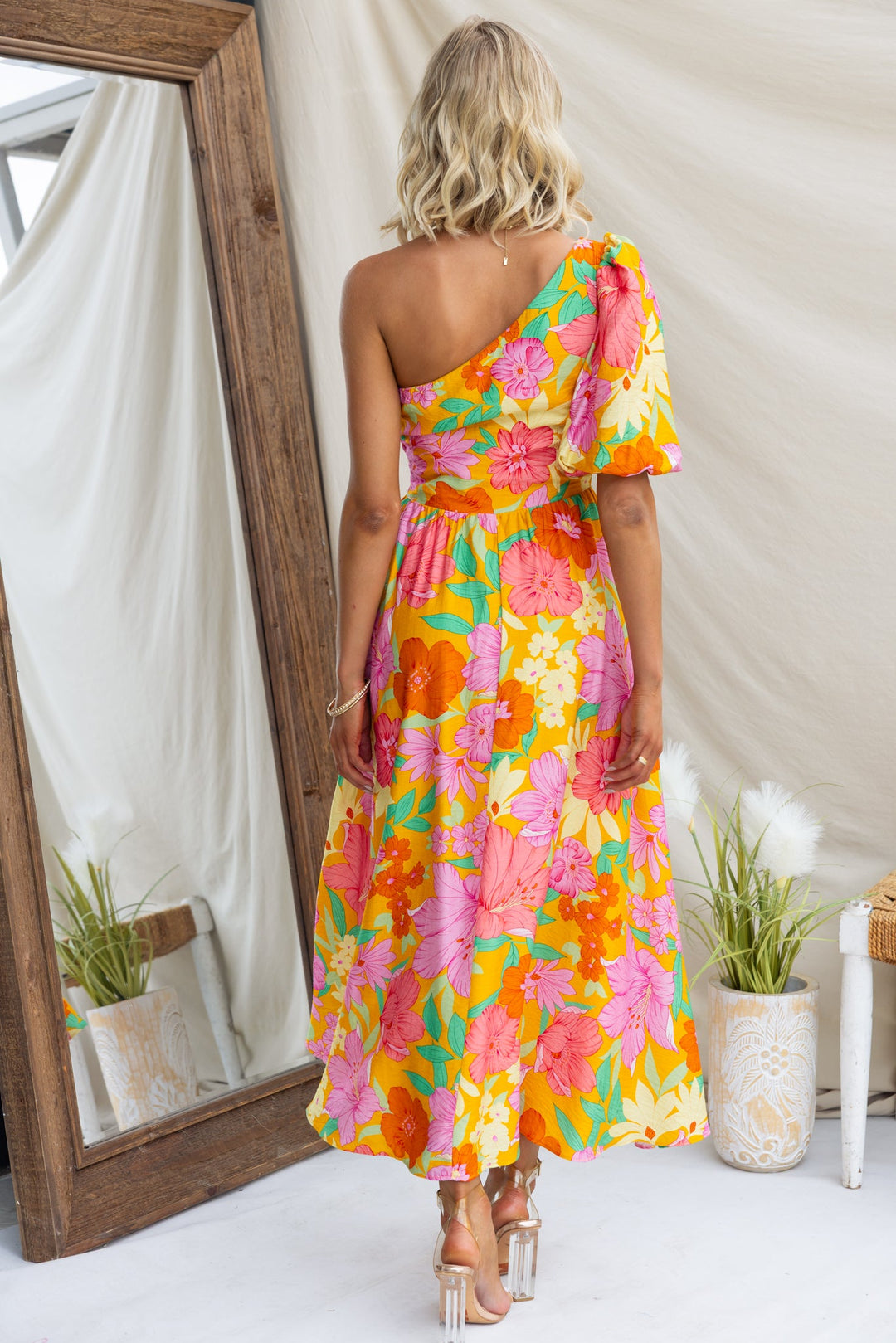 Mila | Floral Midi Dress