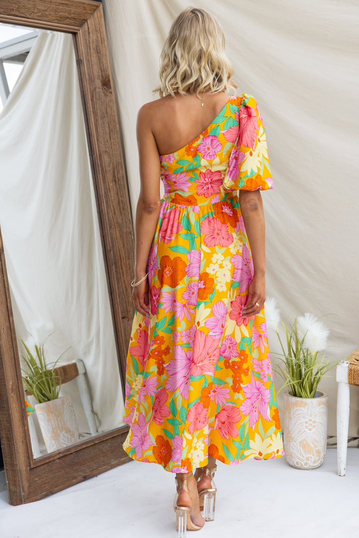 Mila | Floral Midi Dress