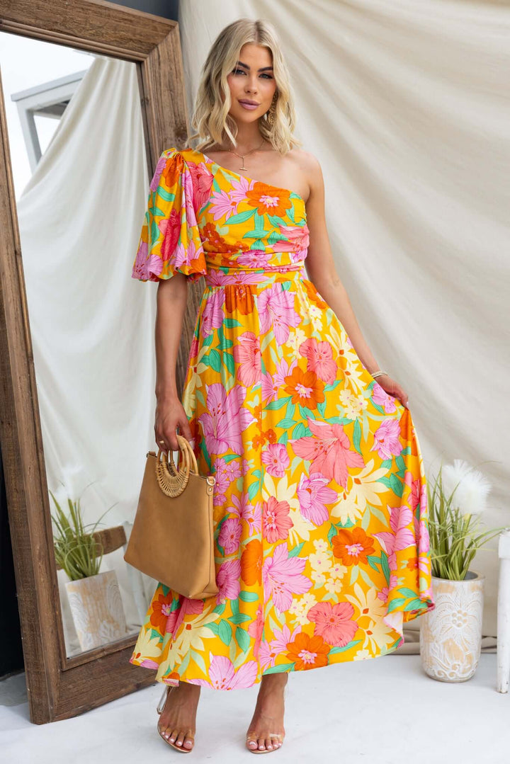 Mila | Floral Midi Dress